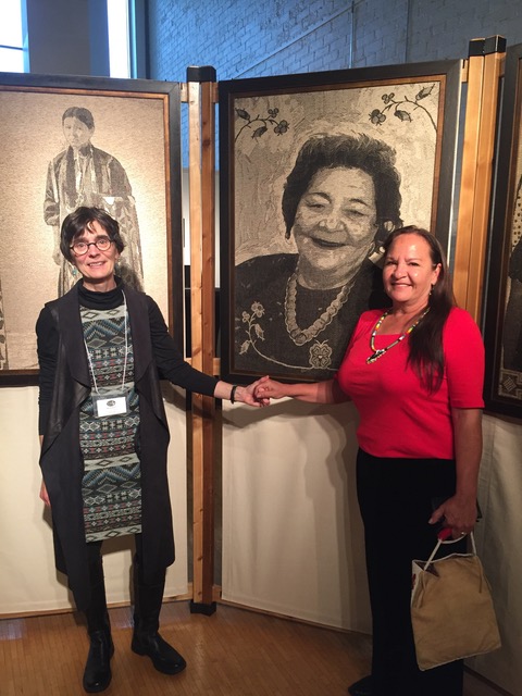 Harriet Balbur, MB, and Susan Crazy Thunder